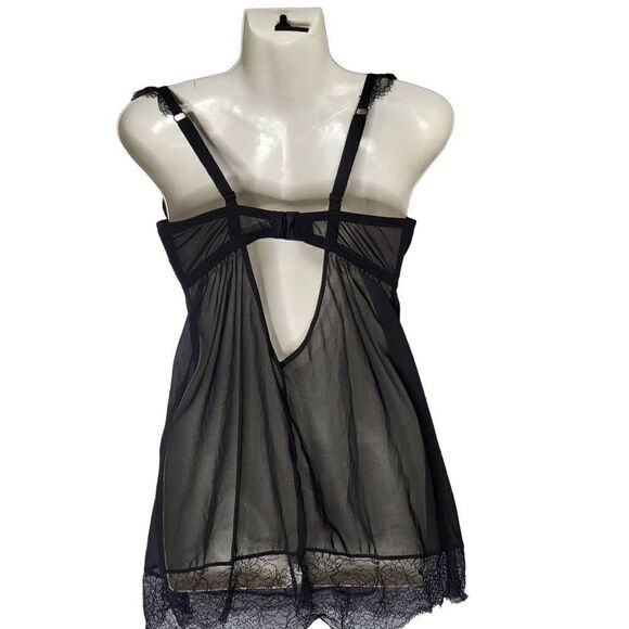 Mesh and Lace Babydoll - Picture 3 of 3